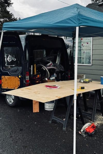 Fishing at Walt Disney World with my son, Samson