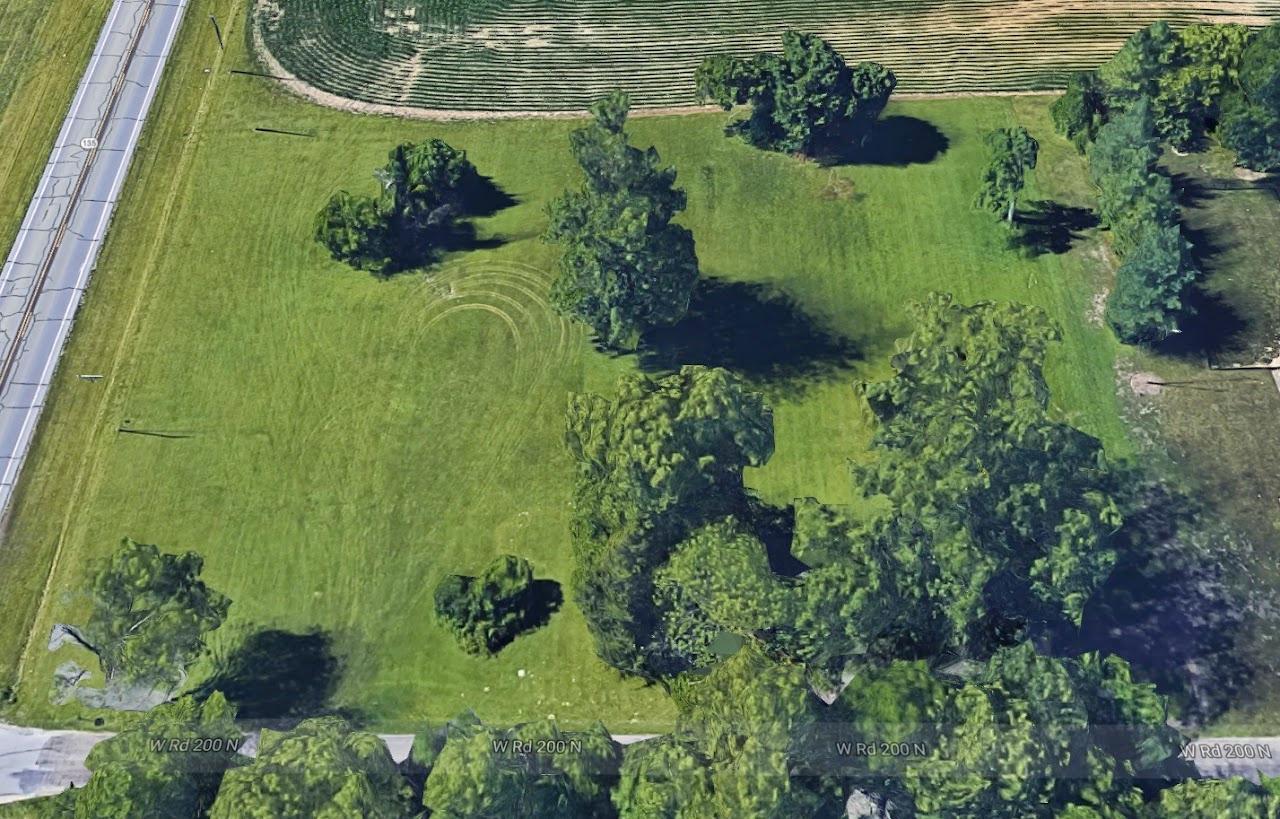 Satelite image of land in Indiana